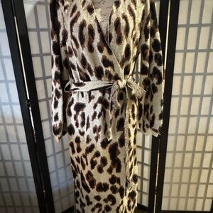 Fashion Nova Leopard Print Cardigan